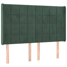 Hoofdbord Met Randen Fluweel 147 x 16 x 118/128 cm