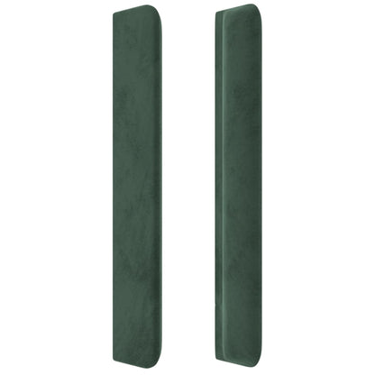 Hoofdbord Met Randen Fluweel 183 x 16 x 118/128 cm
