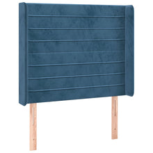 Hoofdbord Met Randen Fluweel 103 x 16 x 118/128 cm