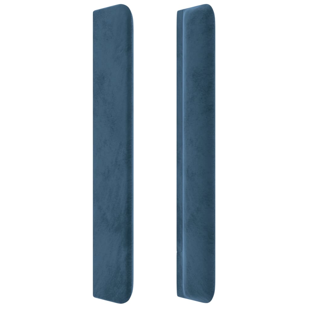 Hoofdbord Met Randen Fluweel 93 x 16 x 118/128 cm
