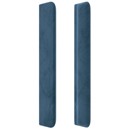 Hoofdbord Met Randen Fluweel 93 x 16 x 118/128 cm