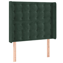 Hoofdbord Met Randen Fluweel 93 x 16 x 118/128 cm