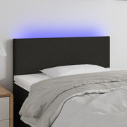 Hoofdbord 90x5x78/88 cm zwart LED