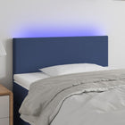 Hoofdbord LED 100x5x78/88 cm stof blauw 100 x 5 x 78/88 cm Blauw