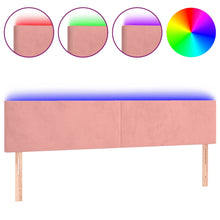 Hoofdbord Led 180X5X78/88 Cm Fluweel Roze