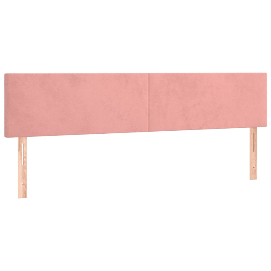 Hoofdbord Led 180X5X78/88 Cm Fluweel Roze