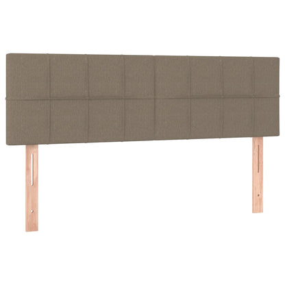 Hoofdbord Led Stof 144 x 5 x 78/88 cm Taupe