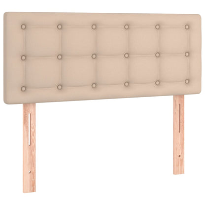 Hoofdbord LED 80x5x78/88 cm kunstleer cappuccinokleurig 80 x 5 x 78/88 cm Cappuccino