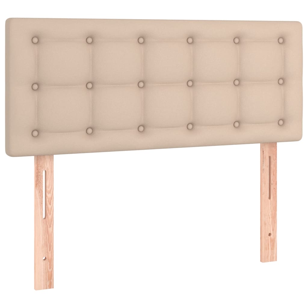 Hoofdbord Led Kunstleer Kleurig 90 x 5 x 78/88 cm Cappuccino