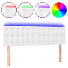 Hoofdbord Led Kunstleer 144 x 5 x 78/88 cm Wit