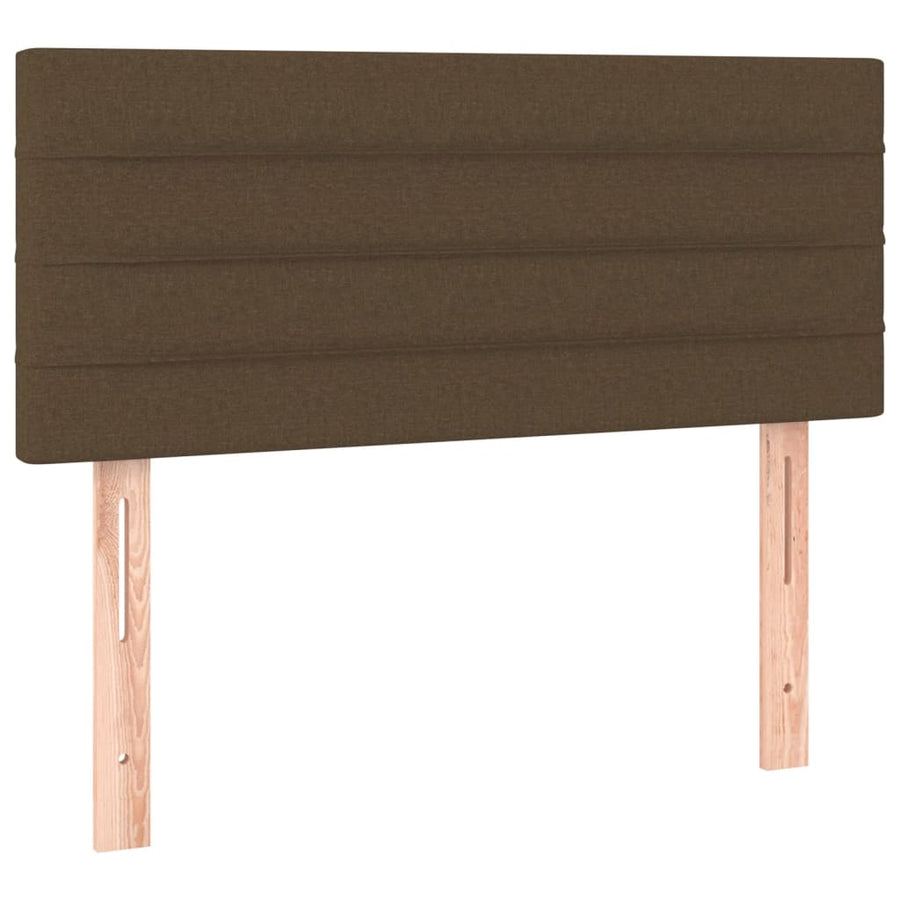 Hoofdbord Led Stof 100 x 5 x 78/88 cm Donkerbruin