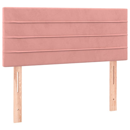 Hoofdbord Led Fluweel 90 x 5 x 78/88 cm Roze