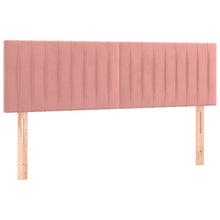 Hoofdbord Led Fluweel 144 x 5 x 78/88 cm Roze