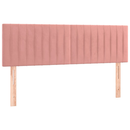 Hoofdbord Led Fluweel 144 x 5 x 78/88 cm Roze