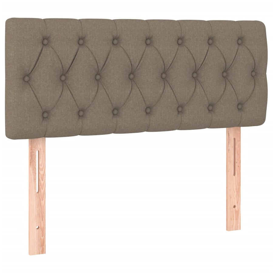 Hoofdbord Led Stof 90 x 7 x 78/88 cm Taupe