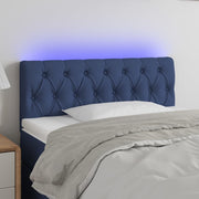 Hoofdbord 90x7x78/88 cm blauw LED