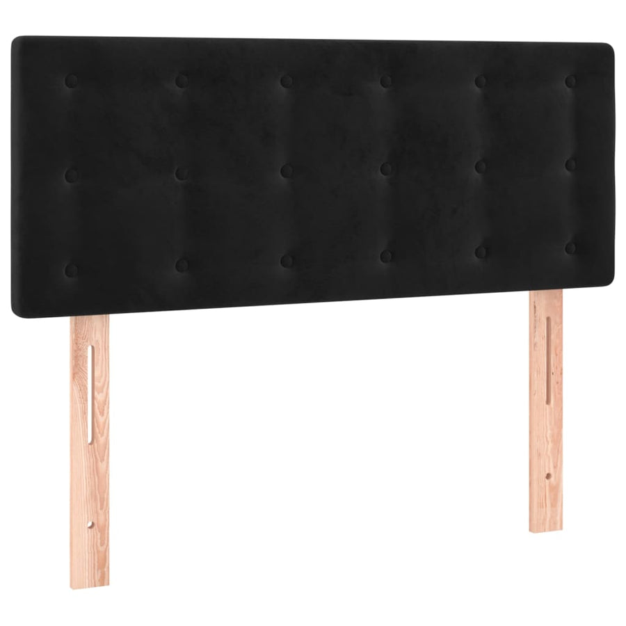 Hoofdbord Led Fluweel 80 x 5 x 78/88 cm Zwart