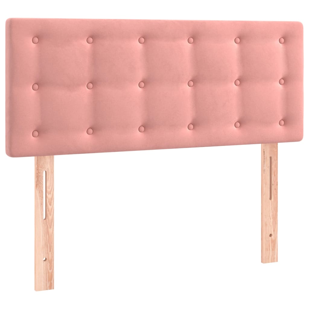 Hoofdbord Led Fluweel 80 x 5 x 78/88 cm Roze