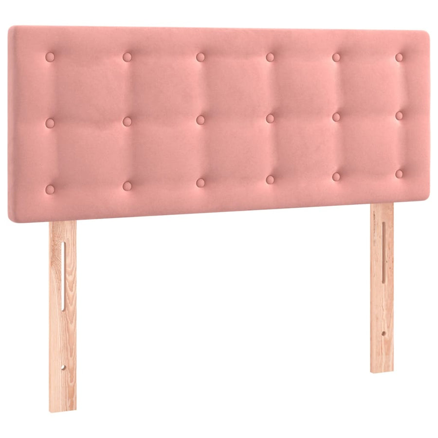 Hoofdbord Led Fluweel 80 x 5 x 78/88 cm Roze