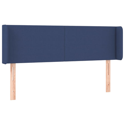 Hoofdbord Led Stof 147 x 16 x 78/88 cm Blauw