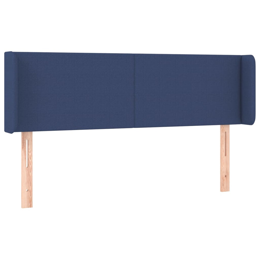 Hoofdbord Led Stof 147 x 16 x 78/88 cm Blauw