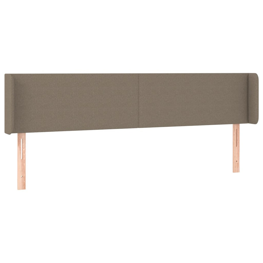 Hoofdbord LED 183x16x78/88 cm stof taupe 183 x 16 x 78/88 cm Taupe