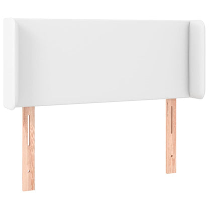 Hoofdbord LED 83x16x78/88 cm kunstleer wit 83 x 16 x 78/88 cm Wit