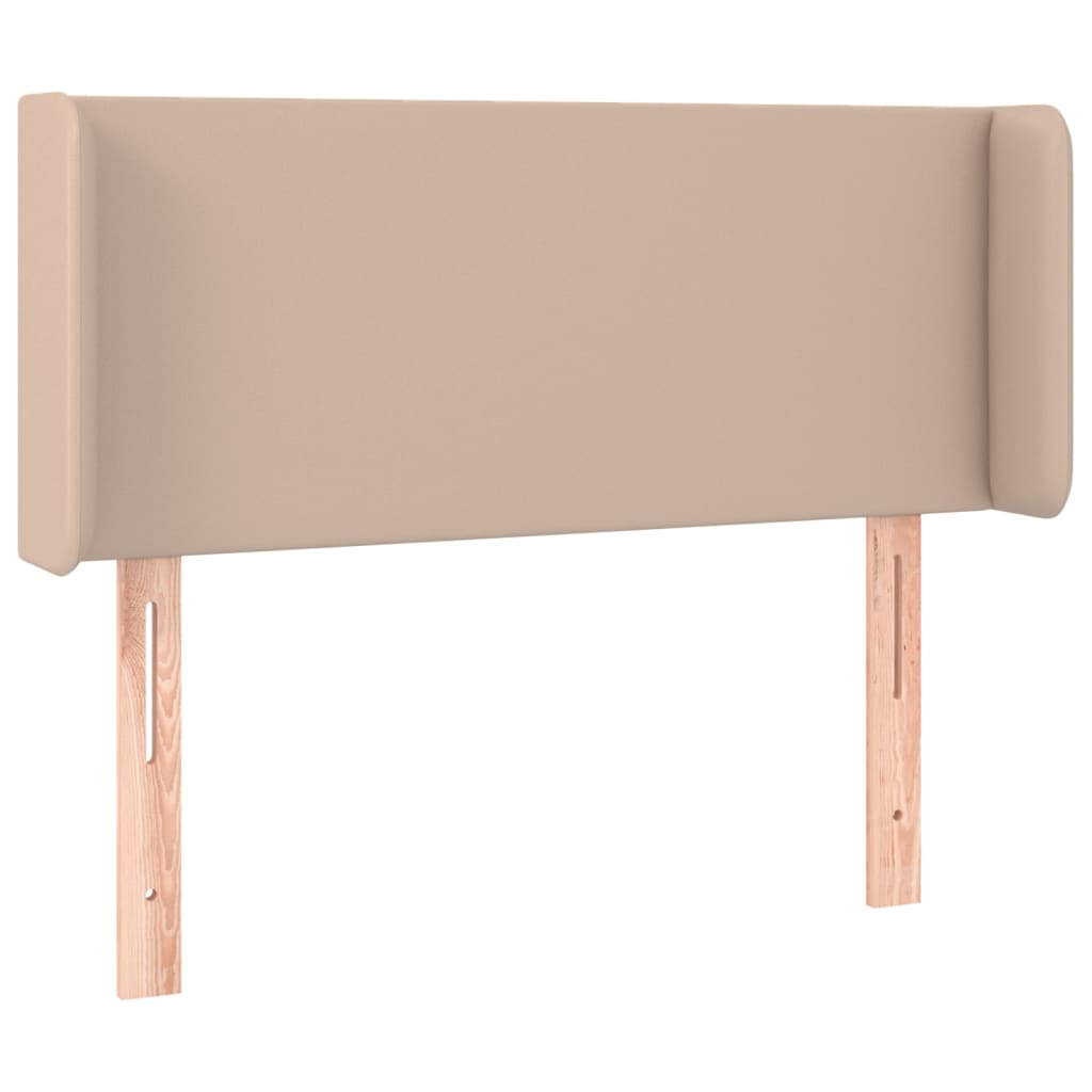 Hoofdbord Led Kunstleer Kleurig 93 x 16 x 78/88 cm Cappuccino