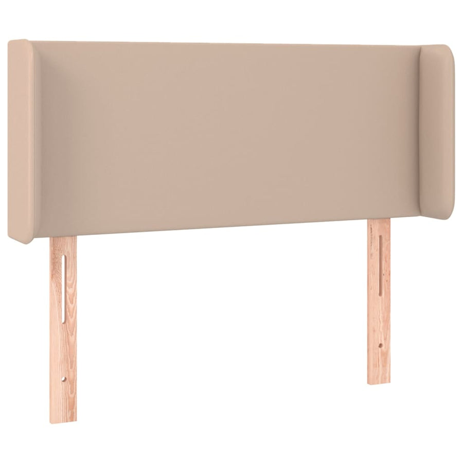 Hoofdbord Led Kunstleer Kleurig 93 x 16 x 78/88 cm Cappuccino