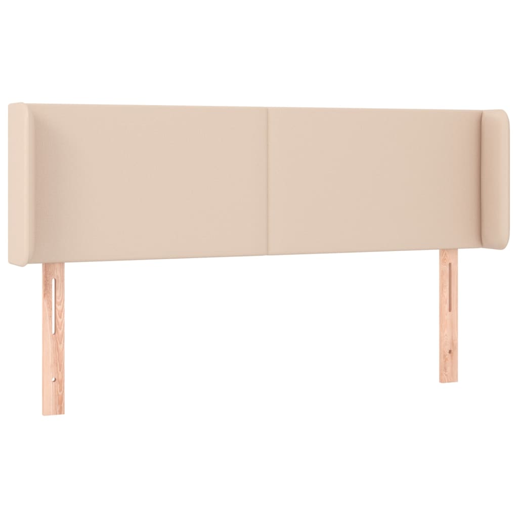 Hoofdbord LED 147x16x78/88 cm kunstleer cappuccinokleurig 147 x 16 x 78/88 cm Cappuccino