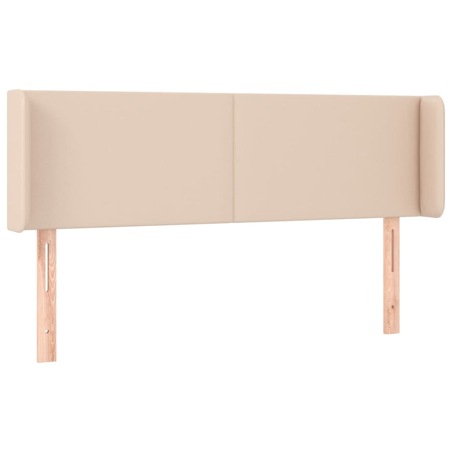 Hoofdbord LED 147x16x78/88 cm kunstleer cappuccinokleurig 147 x 16 x 78/88 cm Cappuccino