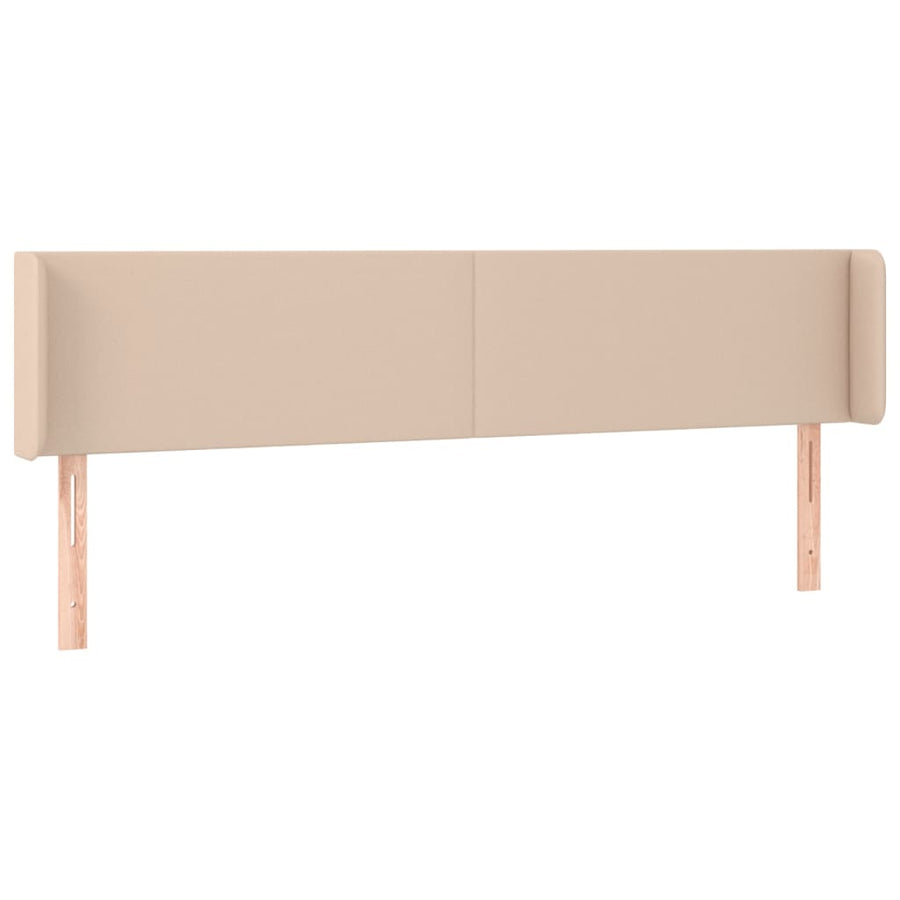 Hoofdbord LED 183x16x78/88 cm kunstleer cappuccinokleurig 183 x 16 x 78/88 cm Cappuccino