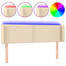 Hoofdbord Led Stof Kleurig Crème 147 x 16 x 78/88 cm