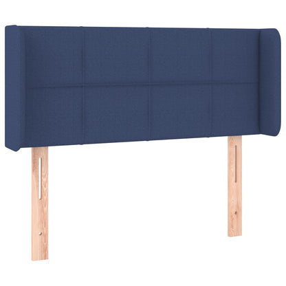 Hoofdbord LED 93x16x78/88 cm stof blauw 93 x 16 x 78/88 cm Blauw