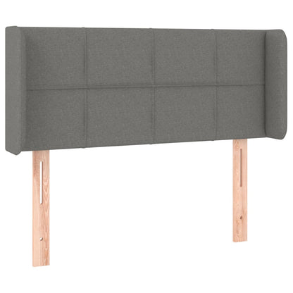 Hoofdbord LED 103x16x78/88 cm stof donkergrijs 103 x 16 x 78/88 cm Donkergrijs