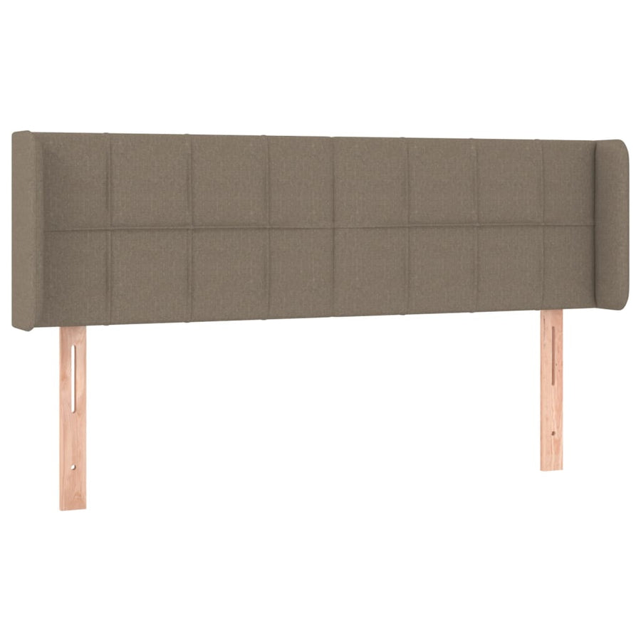Hoofdbord Led Stof 147 x 16 x 78/88 cm Taupe