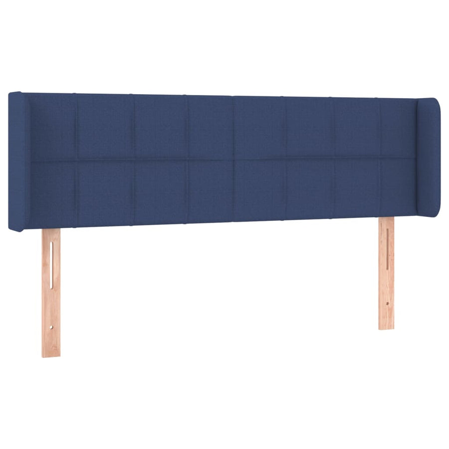 Hoofdbord LED 147x16x78/88 cm stof blauw 147 x 16 x 78/88 cm Blauw