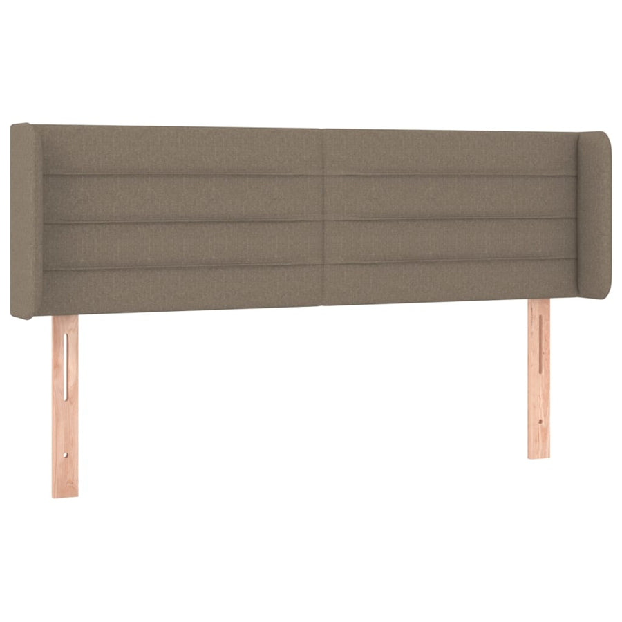 Hoofdbord LED 147x16x78/88 cm stof taupe 147 x 16 x 78/88 cm Taupe