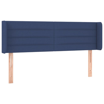 Hoofdbord LED 147x16x78/88 cm stof blauw 147 x 16 x 78/88 cm Blauw