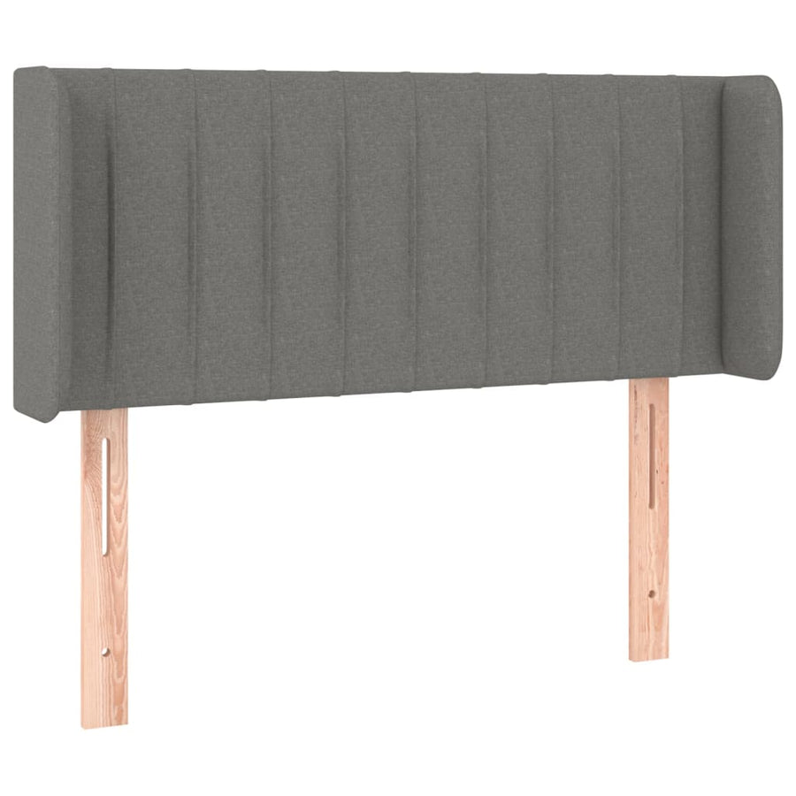 Hoofdbord Led Stof 83 x 16 x 78/88 cm Donkergrijs