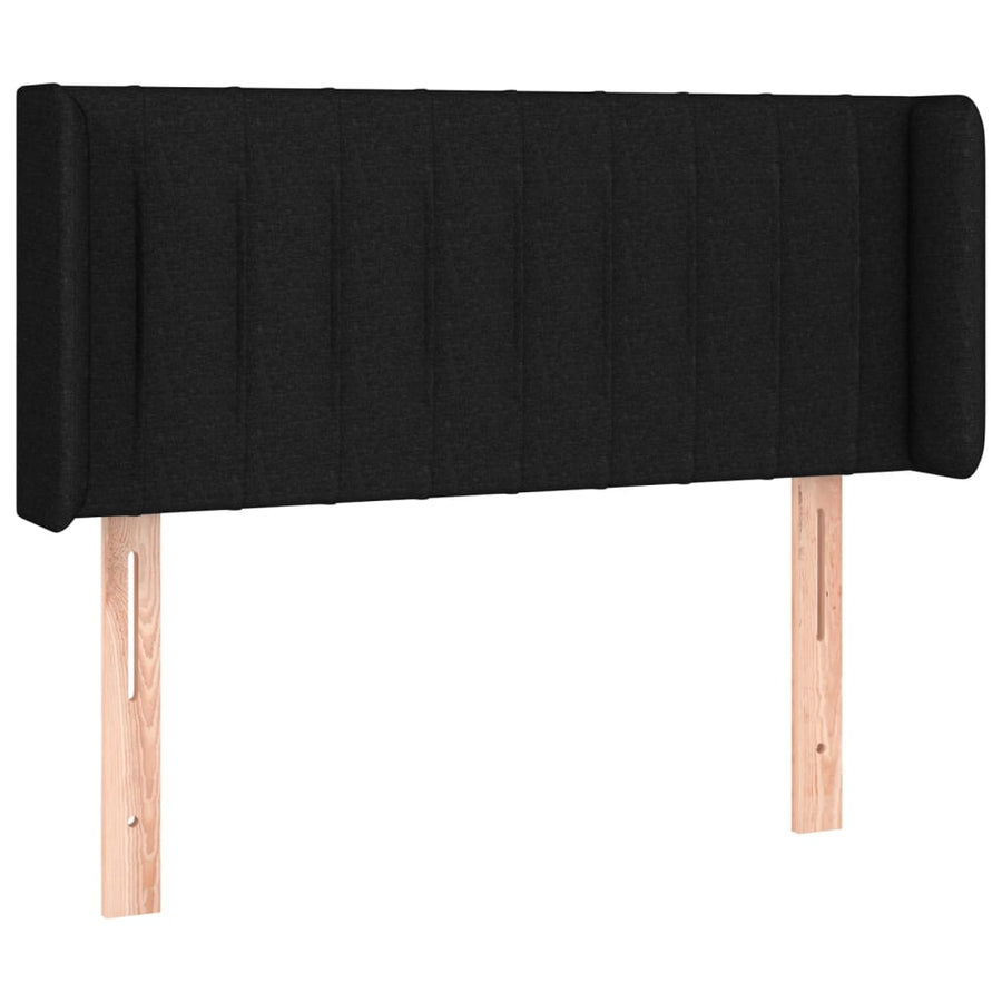 Hoofdbord Led Stof 93 x 16 x 78/88 cm Zwart
