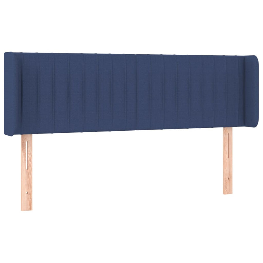Hoofdbord Led Stof 147 x 16 x 78/88 cm Blauw
