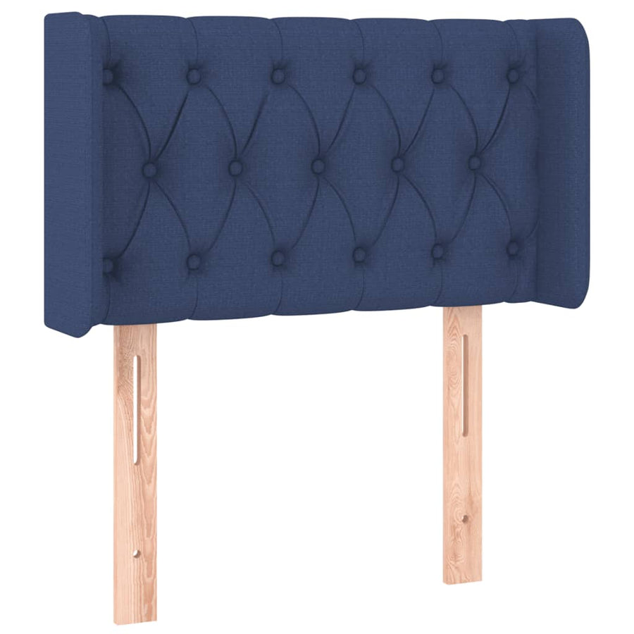 Hoofdbord Led Stof 83 x 16 x 78/88 cm Blauw