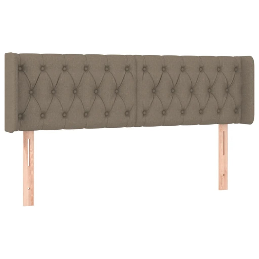 Hoofdbord Led Stof 147 x 16 x 78/88 cm Taupe