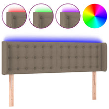 Hoofdbord Led Stof 147 x 16 x 78/88 cm Taupe