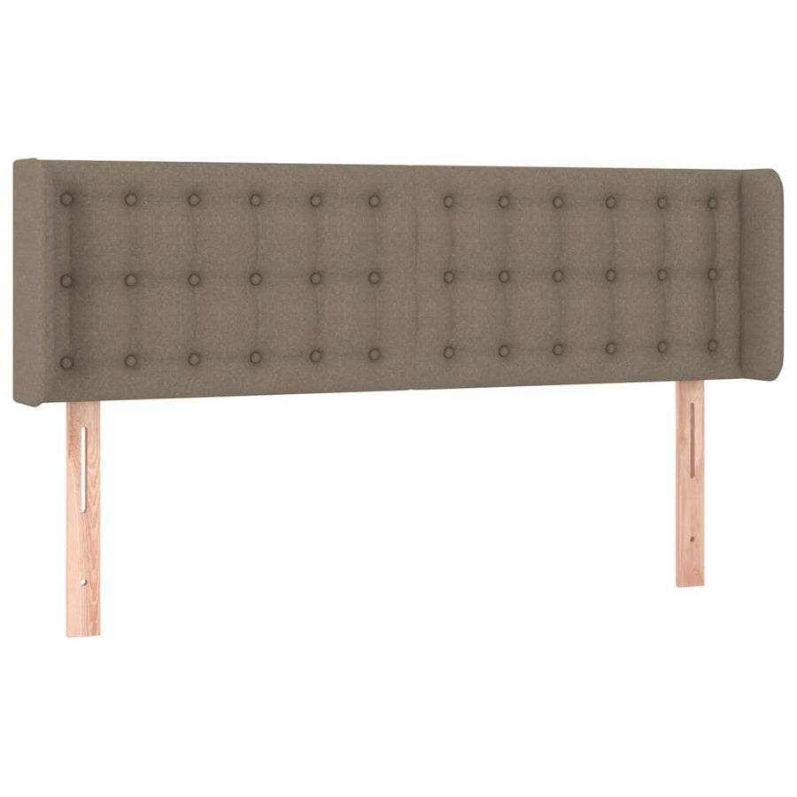 Hoofdbord Led Stof 147 x 16 x 78/88 cm Taupe