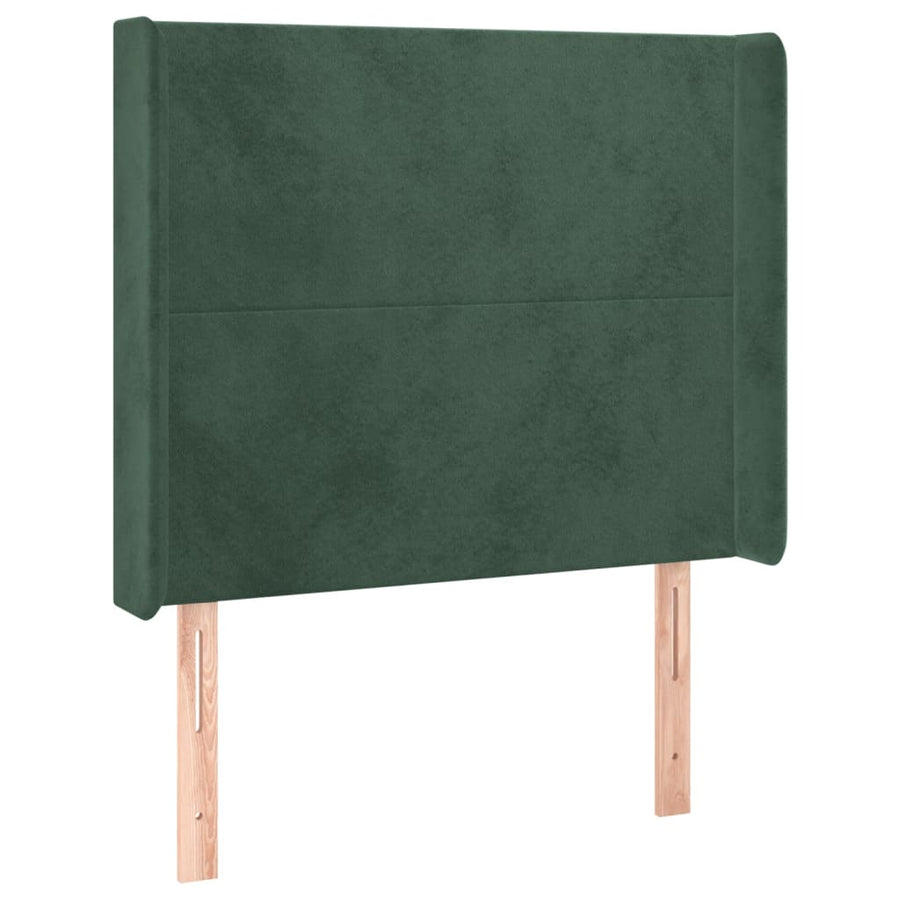 Hoofdbord Led Fluweel 83 x 16 x 118/128 cm