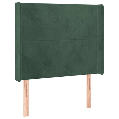 Hoofdbord Led Fluweel 93 x 16 x 118/128 cm
