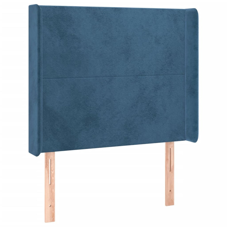 Hoofdbord Led Fluweel 93 x 16 x 118/128 cm