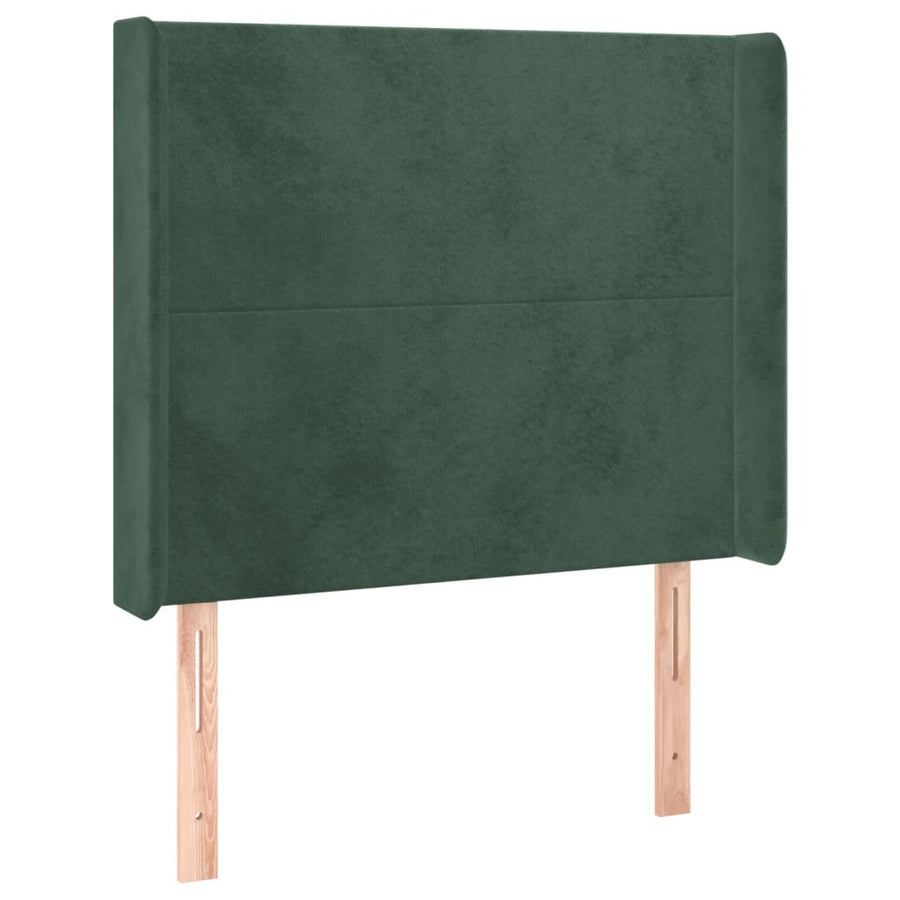 Hoofdbord Led Fluweel 103 x 16 x 118/128 cm